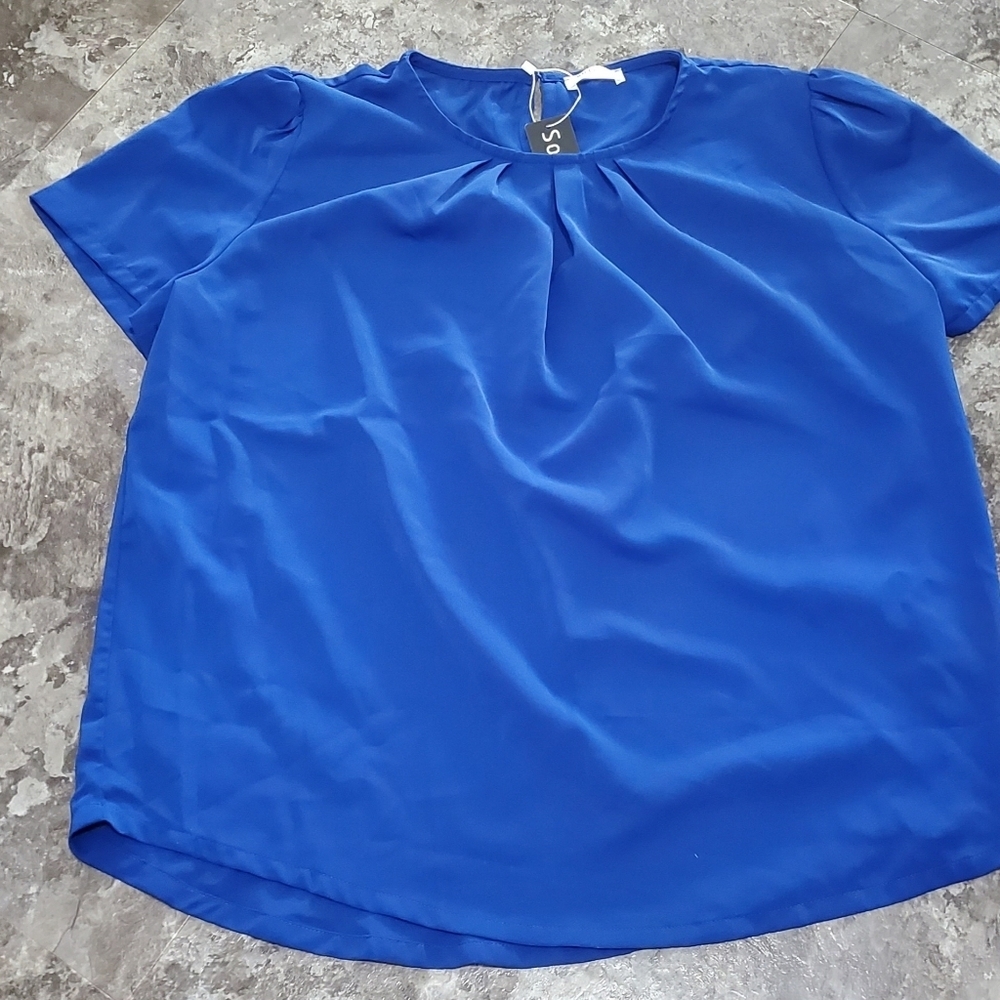 Soteer blue top size L